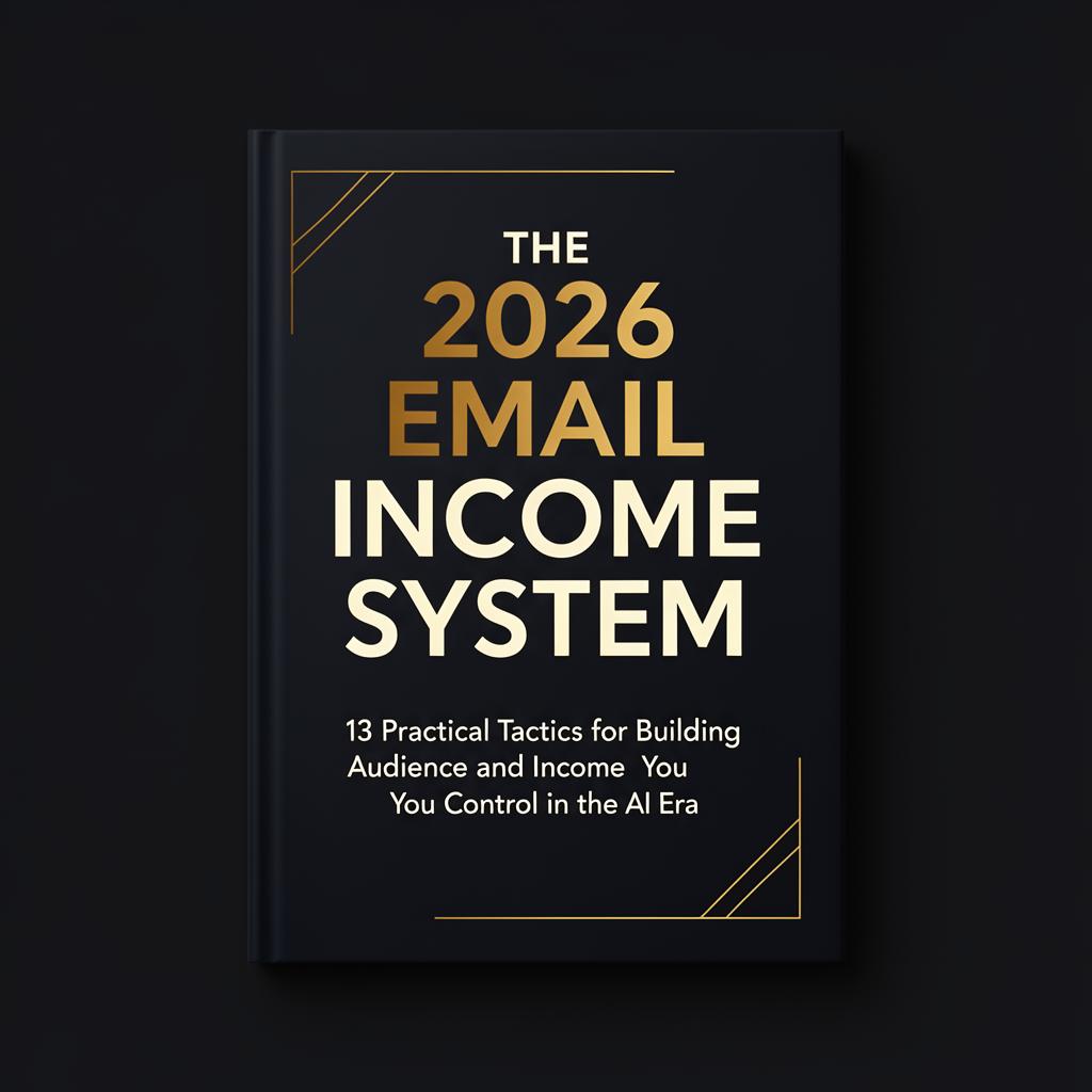 The 2026 Email Income System book cover